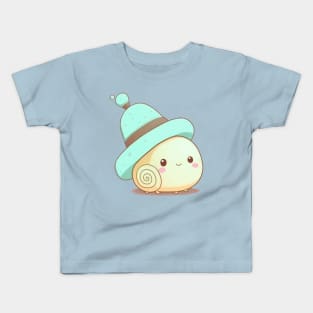 Snail cute kawaii Kids T-Shirt